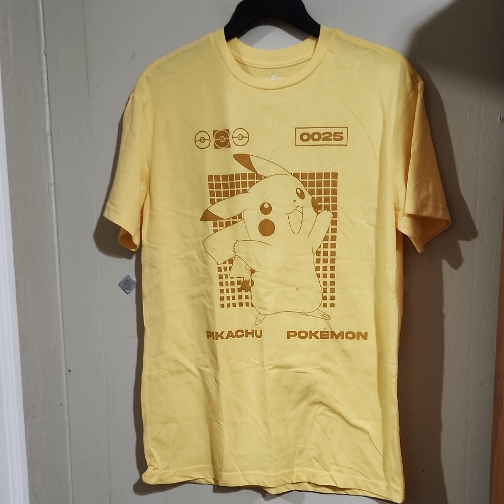 Hybrid Apparel Yellow Pikachu Pokémon T-Shirt
